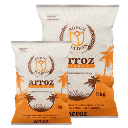 Tulipán Arroz_5&1bags Tulipan Arroz l Premium rice for the Caribbean